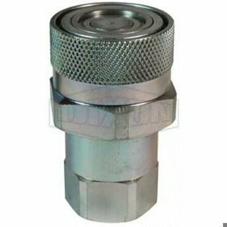 DIXON VEP Hydraulic Coupler, 3/8 in x 3/8-18 Nominal, Hose x Female NPTF, Steel, Domestic 3VEPF3